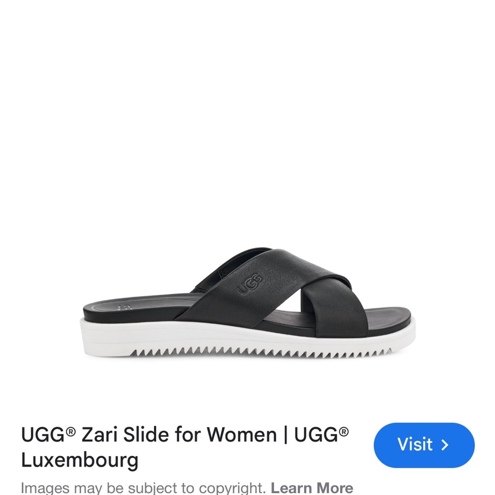 UGG Women's Black Slide Sandals
